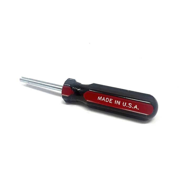 MT-RSR USA Made Screwdriver Valve Core Tool - Red/Black, Short 18165