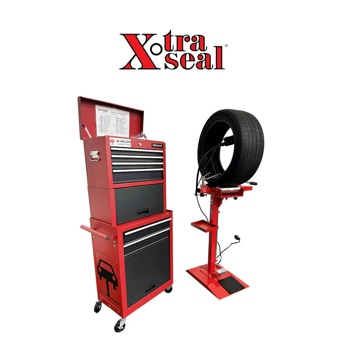MT-RSR - XtraSeal - Tire Repair Toolbox, w/ Worklight, Tire Spreader, Milwaukee Buffer Kit MT-TRK02
