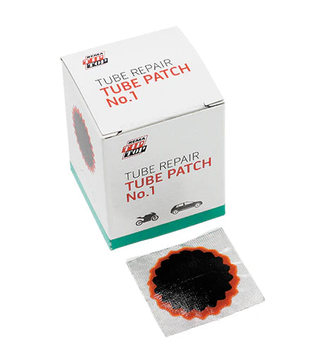 MT-RSR Rema 1 Tube Patch, 1-1/2" Round, Red Edge (30 bx) REM-1
