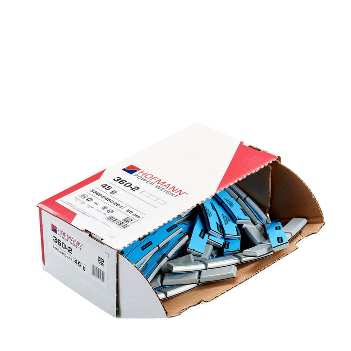 MT-RSR Adhesive Wheel Weight - HPW Type 360 - 45g - Box of 50 WW-WG-360-45