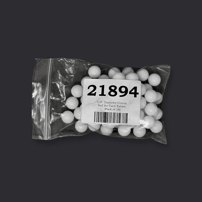 MT-RSR 5/8" Diameter Celcon Ball for Turn Tables (Pack of 54) 21894