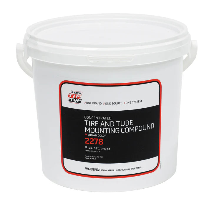 MT-RSR Rema 2278 Tire Mounting Compound - Concentrated, Brown - 8 lb REM-2278