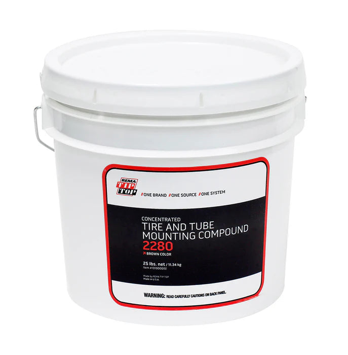 MT-RSR Rema 2280 Tire Mounting Compound - Concentrated, Brown - 25 lb REM-2280