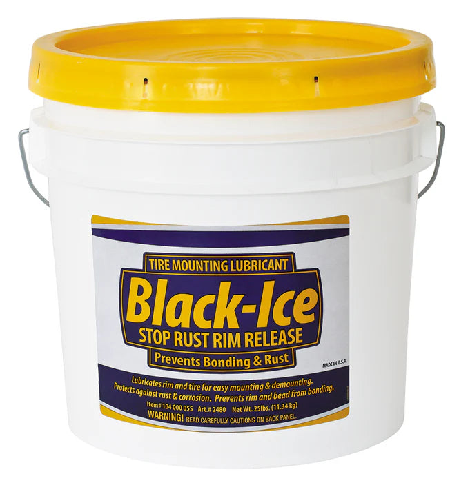 MT-RSR Rema 2480 Tire Lubricant - Black-Ice No-Rust Rim Release - 25 lb REM-2480