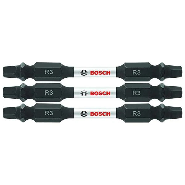 Bosch IMPACT TOUGH DOUBLE-ENDED SQUARE #3 2.5" 3PK ITDESQ32503