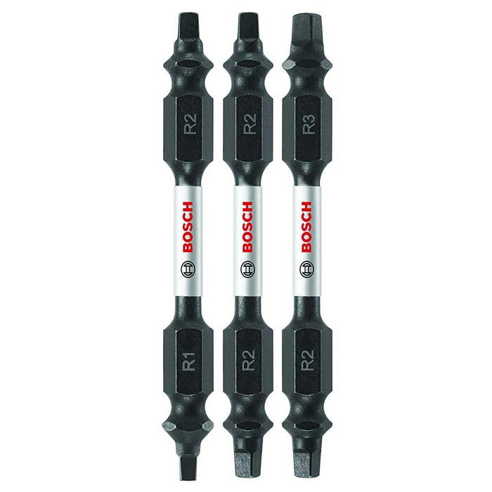 Bosch IMPACT TOUGH DOUBLE-ENDED SQUARE SET 2.5" 3PK ITDESQV2503