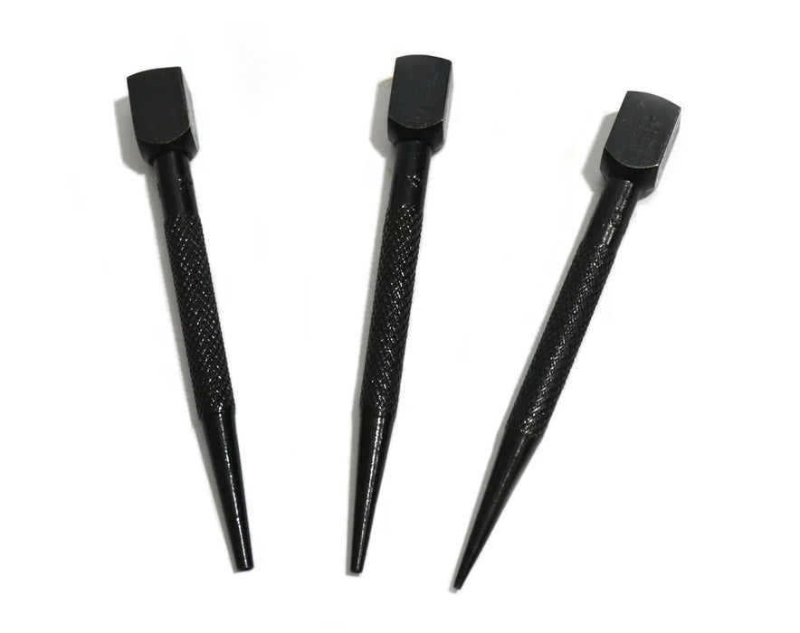 Groz 3 Piece Nail Punch Set, 3/8” Square Head 25366