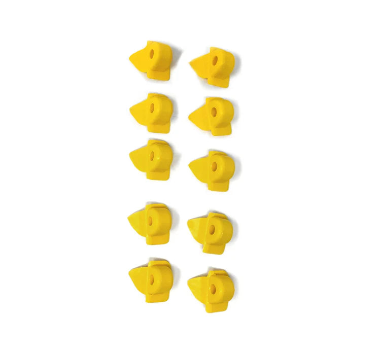 MT-RSR Yellow Corghi/Coats Metal Head Inserts - 10PK 8-11100106, 100106 25434