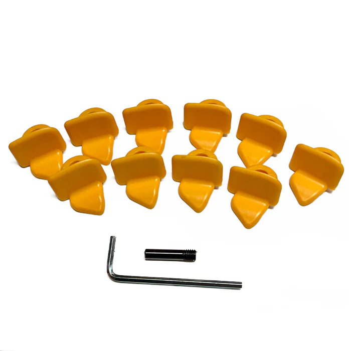 MT-RSR Yellow Corghi/Coats/Hunter Nylon Insert - w/ Hex Key + Screw 25434-K