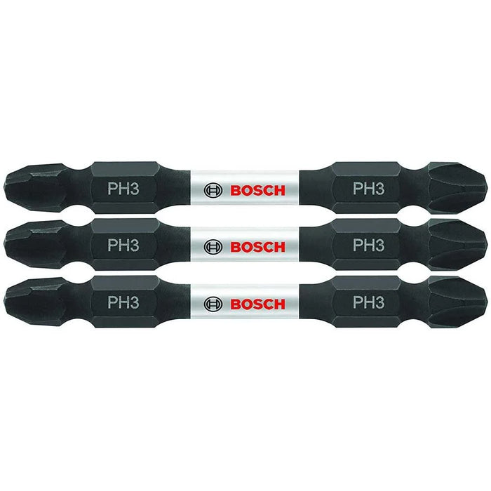Bosch IMPACT TOUGH DOUBLE-ENDED PHILLIPS #3 2.5" 3PK ITDEPH32503