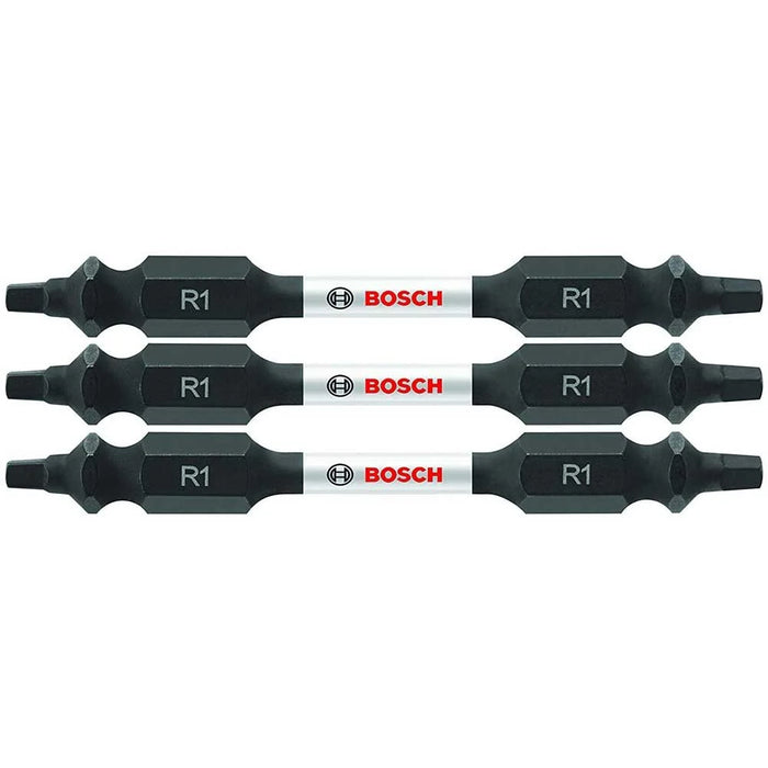 Bosch IMPACT TOUGH DOUBLE-ENDED SQUARE #1 2.5" 3PK ITDESQ12503