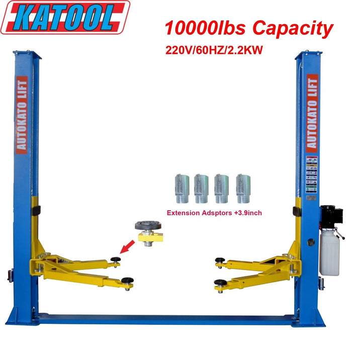 Katool KT-H105 Two Post Vehicle Lift 10,000lbs