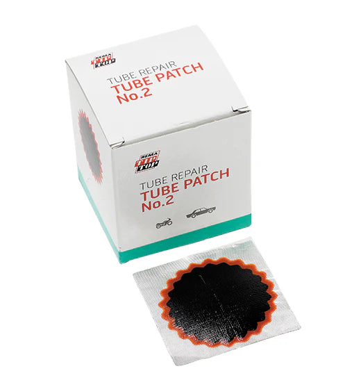 MT-RSR Rema 2 Tube Patch, 1-3/4" Round, Red Edge (30 bx) REM-2