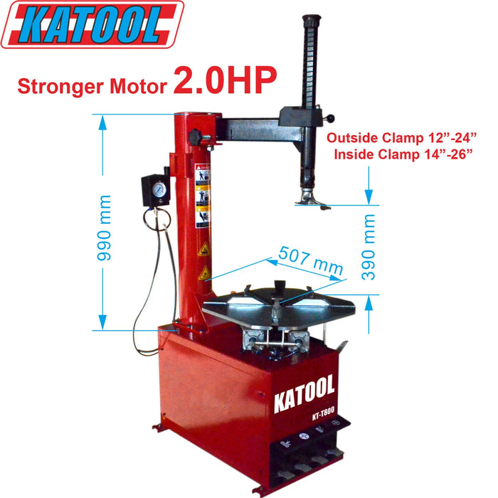 Katool KT-T800 Combo 1: Tire Changer & Wheel Balancer