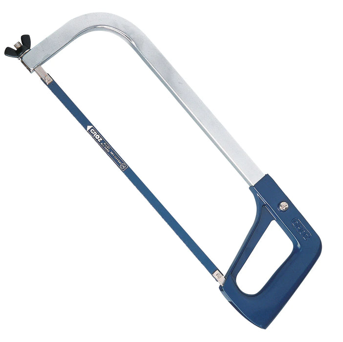 Groz Professional Hacksaw Frame with Chrome Steel Blade, 12" 30000