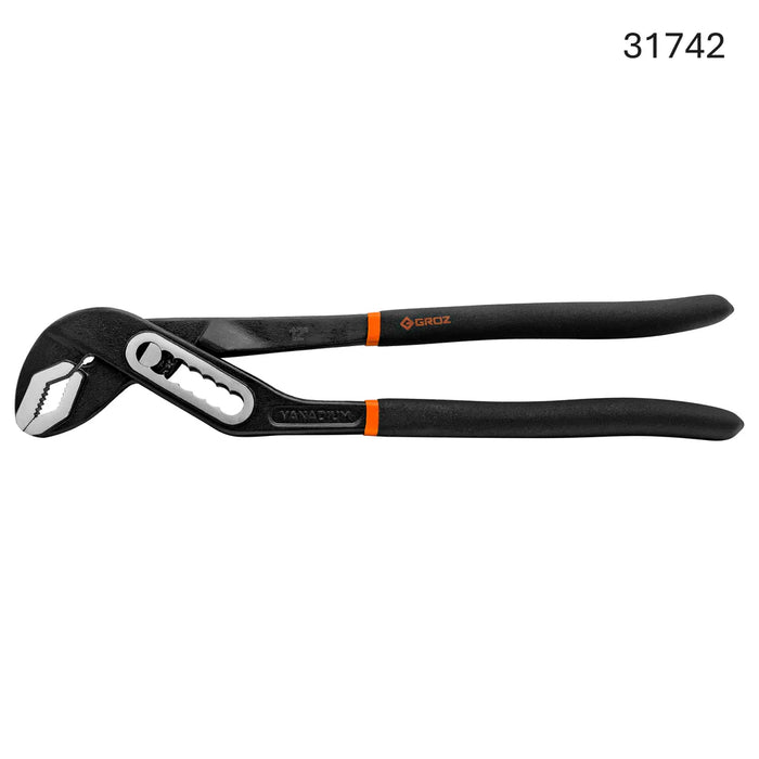 Groz Water Pump Pliers - 7", 10", 12", or 16" Long 31742