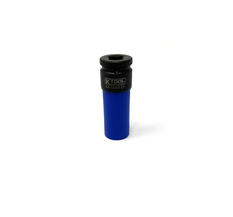 MT-RSR 1/2in Dr. 17MM Spline Impact Socket with Sleeve 3303-17