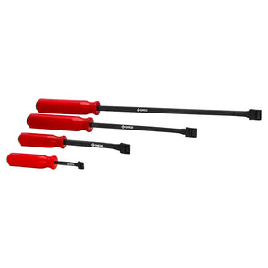 Groz 4 Piece Handled Pry Bar Set - 8", 12", 18", and 24" 33131