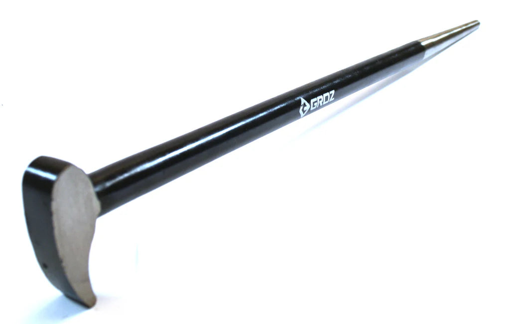 Groz Roll Head/Lady Foot Pry Bars - 6", 12", 16", or 20" long 33150