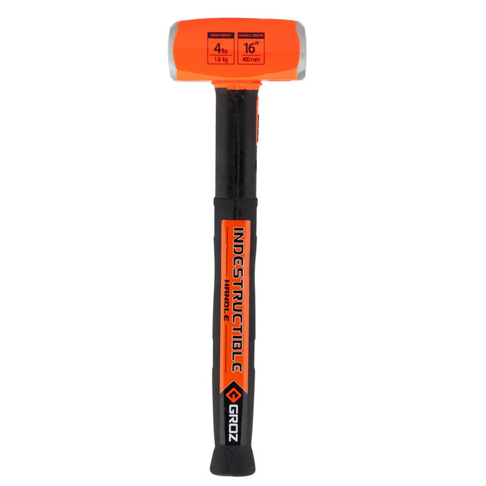 Groz 16" Indestructible Handle Club Hammer, 4 lb. Head 34502