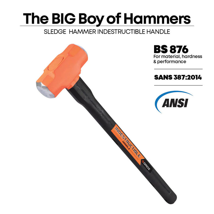 Groz 24" Indestructible Handle Sledgehammer, 8 lb. 34512