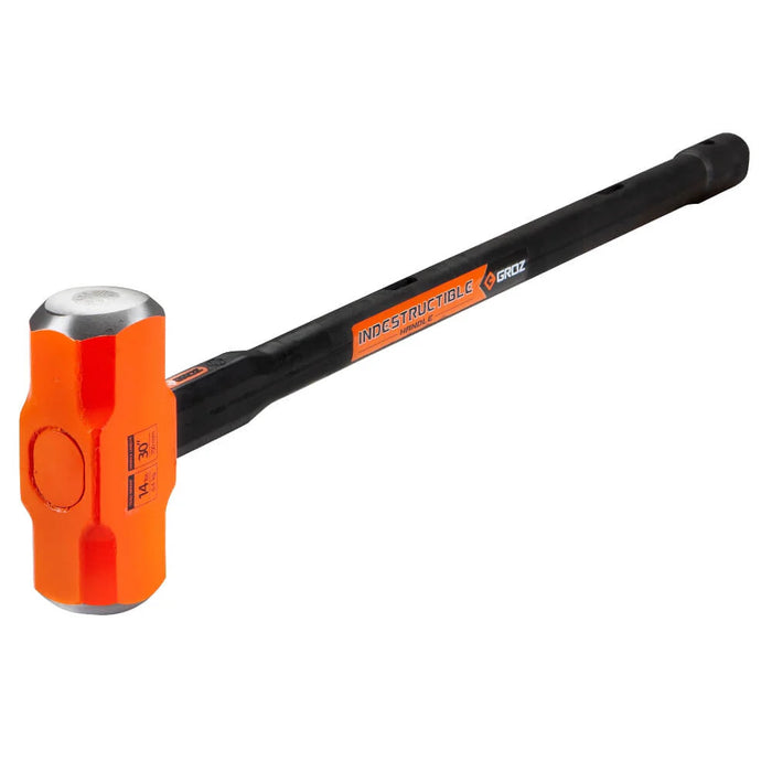 Groz 30" Indestructible Handle Sledgehammer, 14 lb. 34516