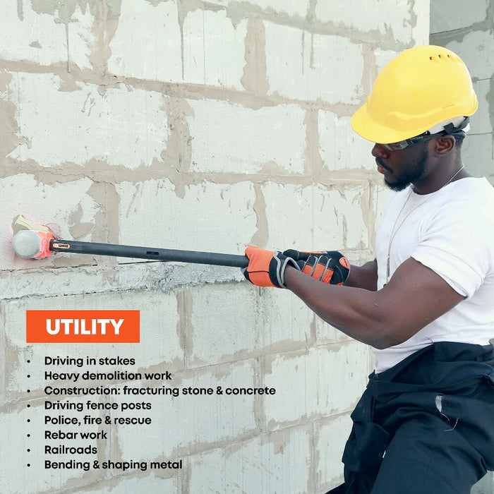 Groz 36" Indestructible Handle Sledgehammer, 10 lb. 34518