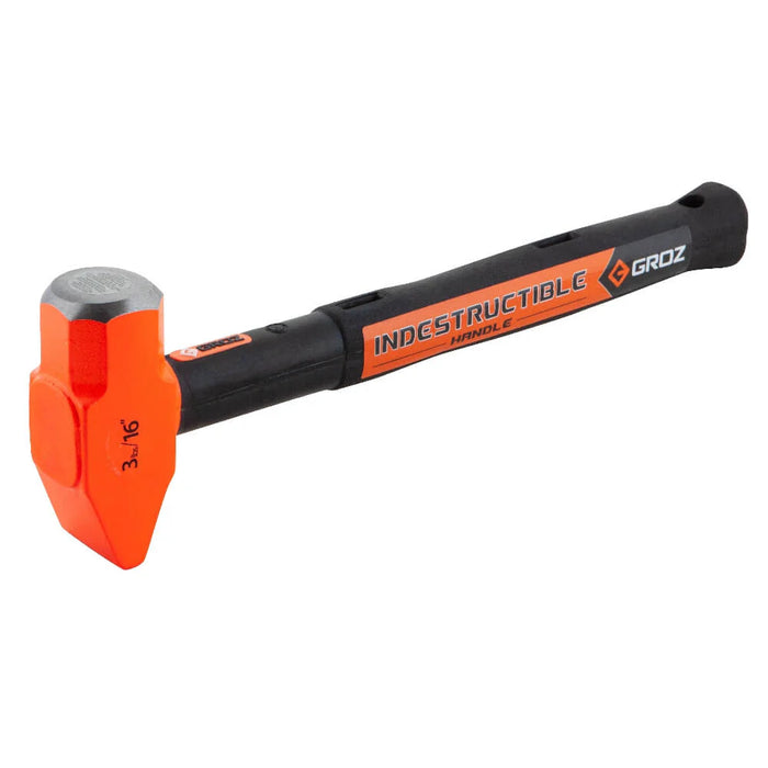 Groz 16" Indestructible Handle Cross Pein Hammer, 3.5 lb. 34531