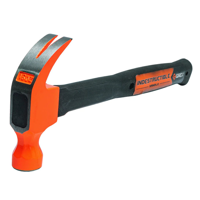 Groz 13" Indestructible Handle Claw Hammer, 16 oz. 34535
