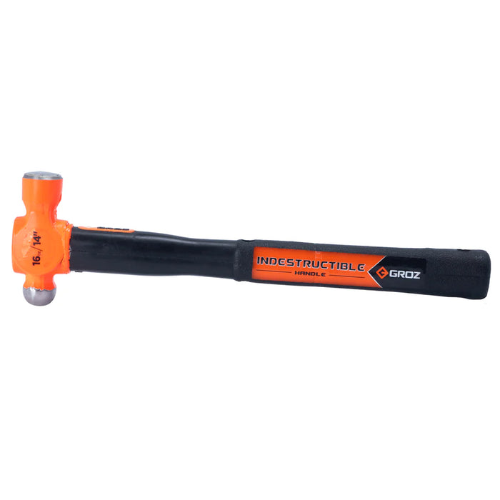 Groz 14" Indestructible Handle Ball Pein Hammer, 16 oz. 34538