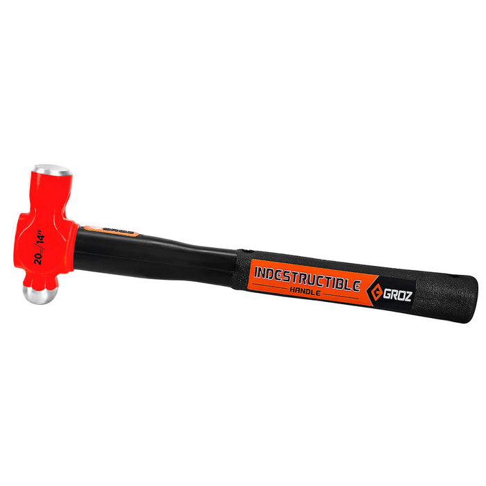 Groz 14" Indestructible Handle Ball Pein Hammer, 20 oz. 34539