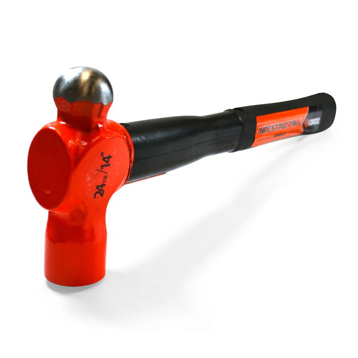 Groz 14" Indestructible Handle Ball Pein Hammer, 24 oz. 34540