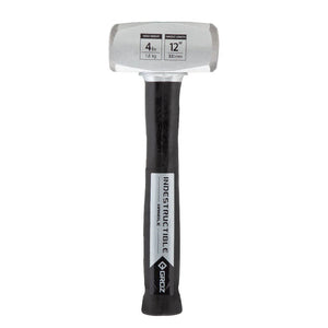 Groz 12" Indestructible Handle Club Hammer, 4 lb. Soft Face 30 HRC Head 34551