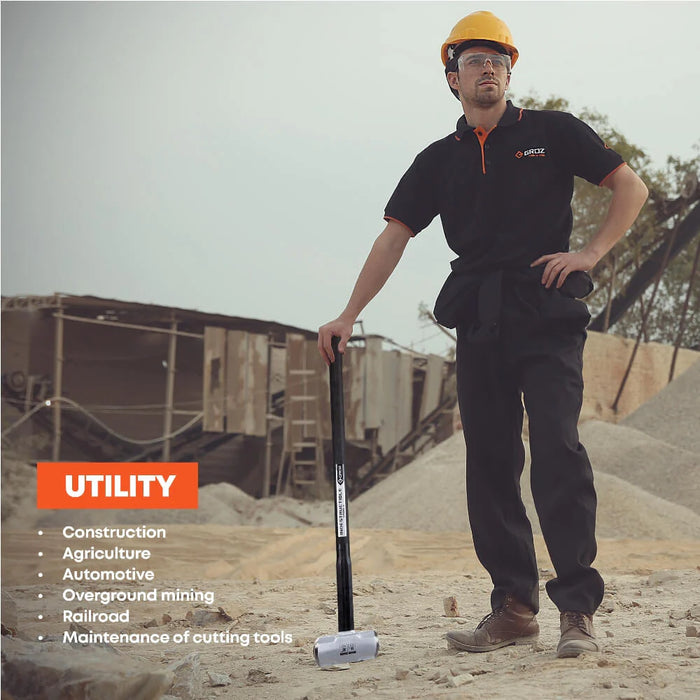Groz 30" Indestructible Handle Sledgehammers, Soft 30 HRC Head, 6, 8, 10, or 12 lb. 34563