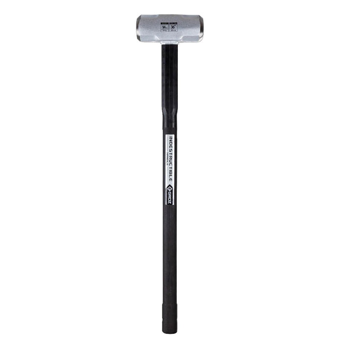 Groz 36" Indestructible Handle Soft Face Sledgehammer, 14 lb. 34565