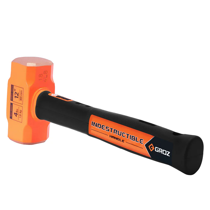 Groz 12" Indestructible Handle Copper Head Club Hammer, 4 lb. 34600
