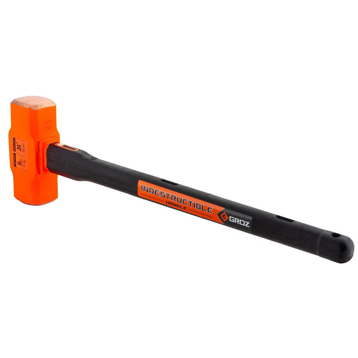 Groz 24" Indestructible Handle Copper Head Sledgehammer, 8 lb. 34610