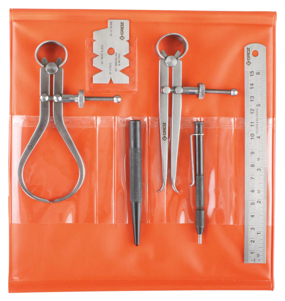 Groz Engineer's Tool Set, 6 or 7 Piece Set 3600 — Empire Lube Equipment