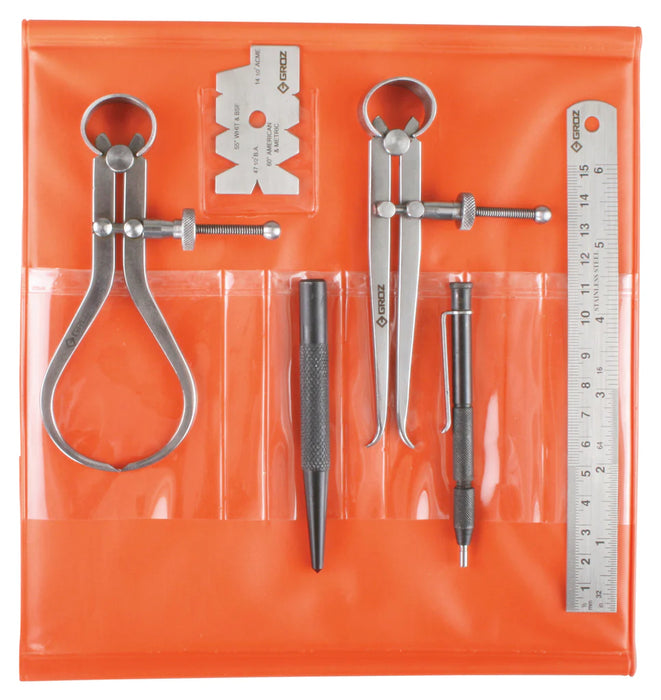 Groz Engineer's Tool Set, 6 or 7 Piece Set 3600