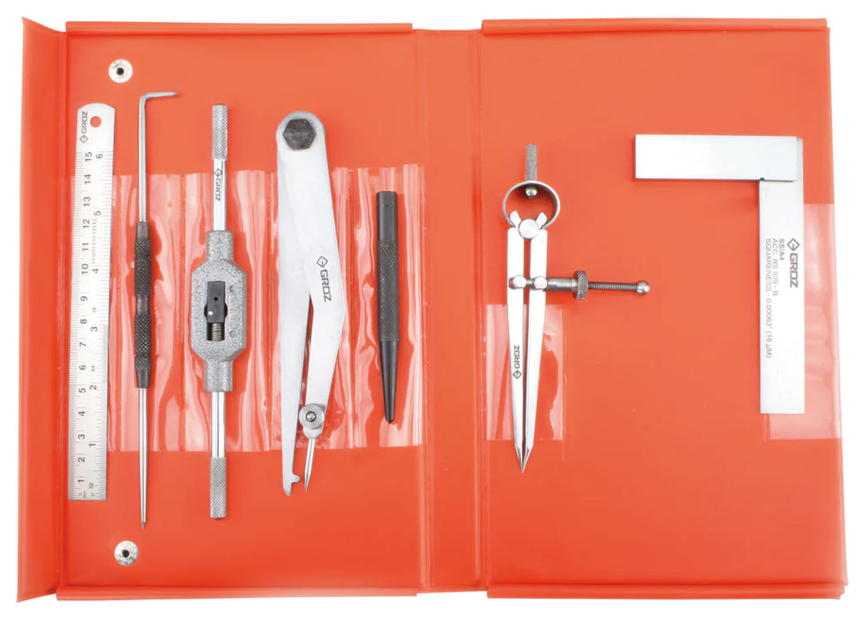 Groz Engineer's Tool Set, 6 or 7 Piece Set 3601
