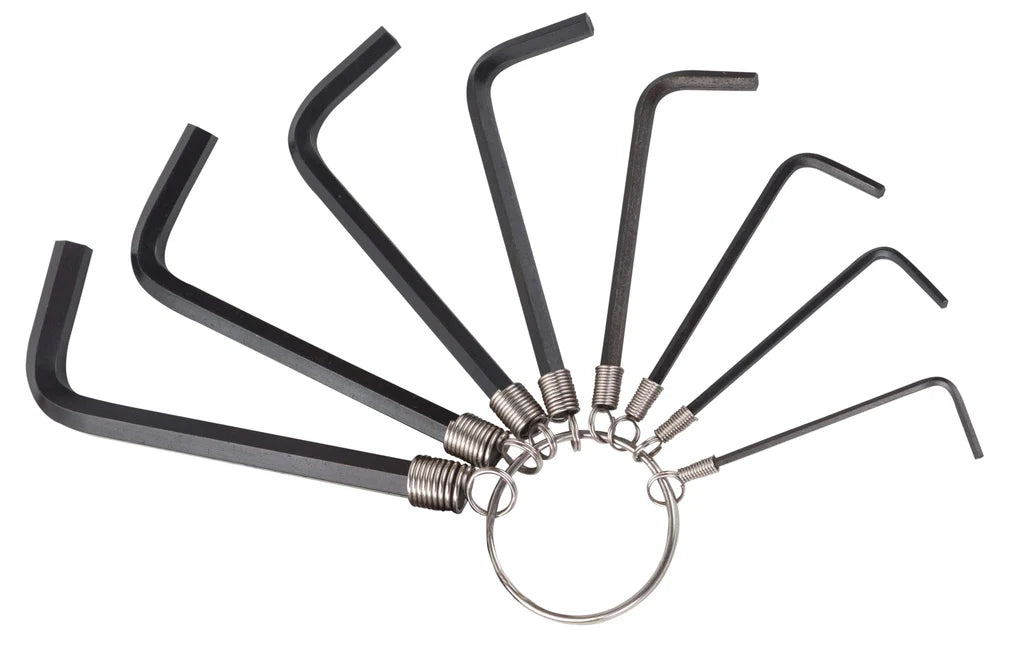 Groz Hexagon Allen Key Sets, S2 Steel or Chrome Vanadium, Various Quantities 36101