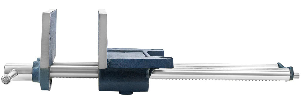 Groz Heavy Duty Woodworking Vise, 9", Plain Screw and “Toe-in” Feature 39002
