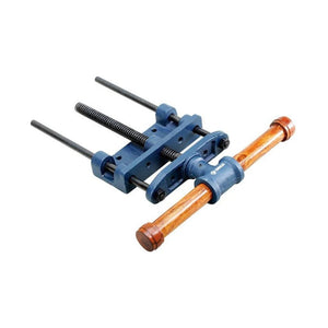 Groz 7" Woodworking Front Vise with Wooden Handle, Cast Iron Body and Socket 39020