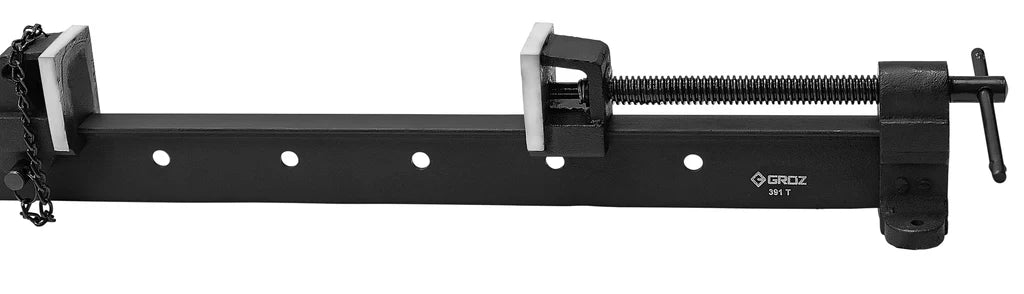 Groz T bar Clamp, Heavy Duty with Malleable Iron Head, Multiple Measuring Ranges Available 39100