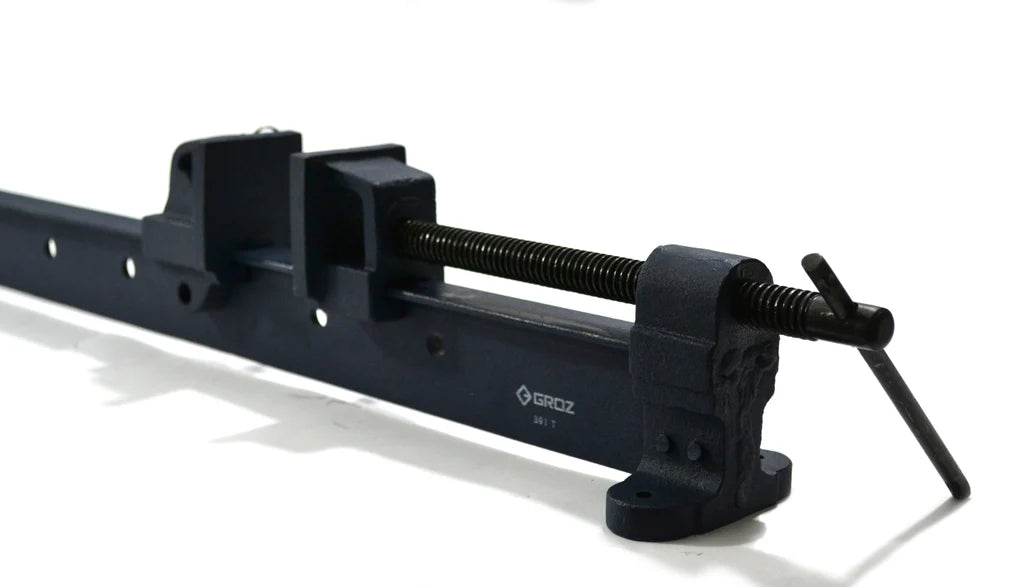 Groz T bar Clamp, Heavy Duty with Malleable Iron Head, Multiple Measuring Ranges Available 39101