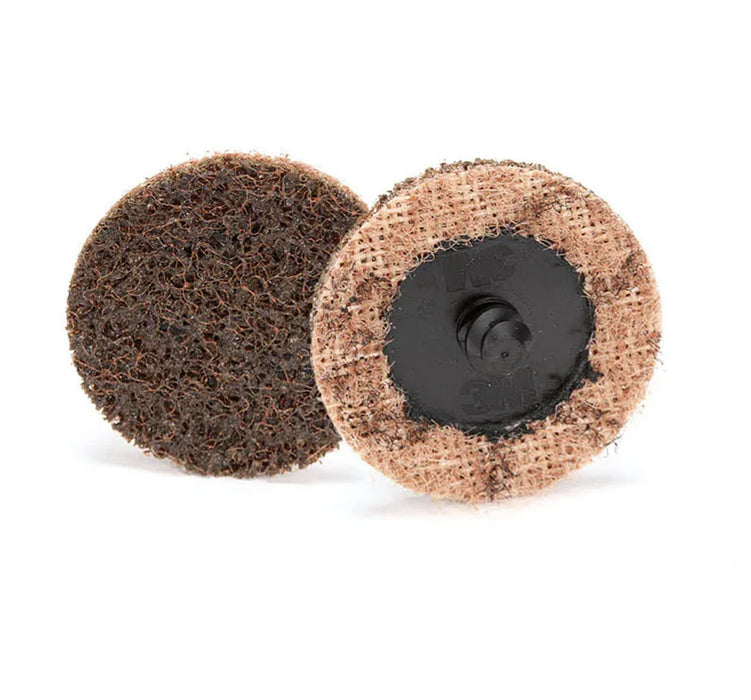 MT-RSR Scotch-Brite Roloc 07480 Surface Conditioning Disc - Brown - 2 in - Coarse - TR - 25 per box 3M-07480