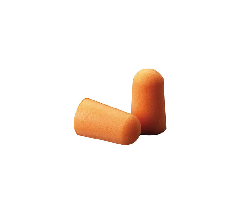 MT-RSR 3M Foam Earplugs, #1100 Foam, Bright Orange, Uncorded Tapered, 3M (Box of 200 pairs of ear plugs) 3M-82110