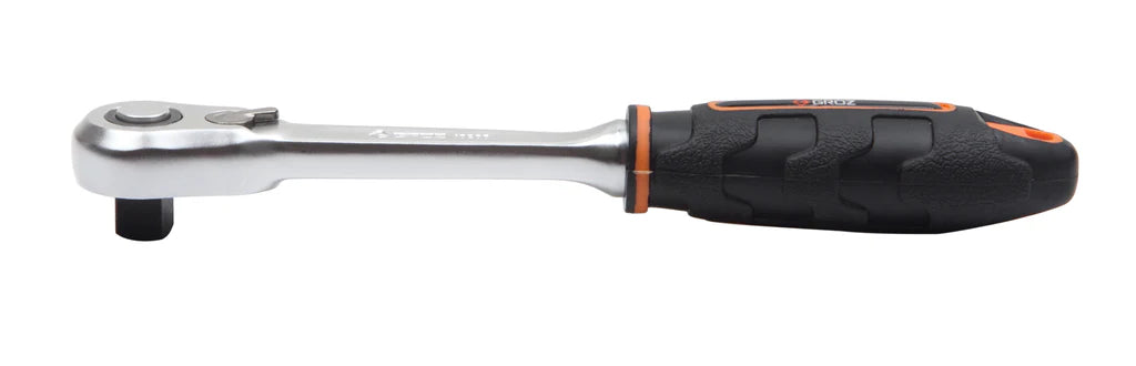 Groz Slim Line Ratchet Handle, 1/4", 3/8", and 1/2" Drive 40107