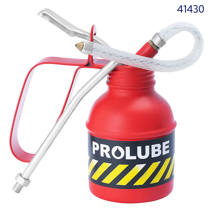PROLUBE Steel Lever Pump Oil Can, with 6 oz, 16 oz, or 32 oz Capacities 41430