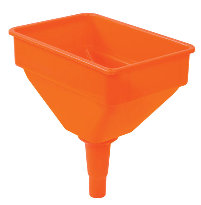 Groz High Flow Fuel and Oil Funnel with Filter Screen, with 1.2 Gallon Capacity 41931